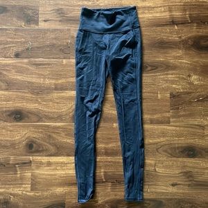 Athleta Navy Leggings - HR Chaturanga Tight